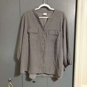 Croft & Barrow 2X blouse NWOT